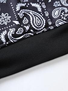 Vente en gros 100% coton coupe régulière sweats à capuche pour hommes logo personnalisé pull blanc poids lourd brodé poche hiver - Product Image 5