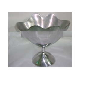 Bol de service en aluminium pour fruits et légumes pour la décoration de la maison et de l'hôtel avec miroir poli - Product Image 1