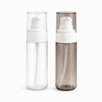 Flacon pompe PET 100ml 120ml rechargeable pour lotion, tonique cosmétique, sérum et nettoyant – Idéal voyage – OEM ODM