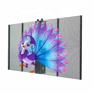 Màn Hình Hiển Thị Trong Suốt Màn Hình Led Dạng Lưới P3.91 P7.81 1000Mm X 500Mm HD Trung Quốc Độ Sáng Cao 3500 Nits, Tường Video Led - Product Image 1