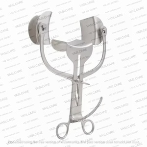 Retractor de Hoja Ancha Autorretenible de Acero Inoxidable para Cirugía de Tiroides y Cuello, Instrumento Quirúrgico con Bloqueo de Trinquete de Vaslcare - Product Image 2