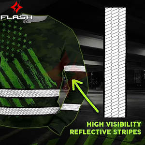 Camiseta Reflectante para Deportes, para Hombre y Mujer, Yoga, Rave, Baile, ANSI Clase 1, Impermeable, con Logotipo Personalizado, Camiseta de Trabajo al por Mayor - Product Image 3