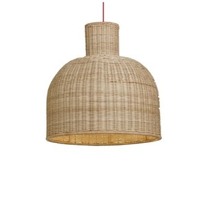 Hot Sale New Retro Farmhouse LED <b>Table</b> <b>Lamp</b> with Rattan <b>Wicker</b> Fabric Shade Natural Finish - Product Image 1