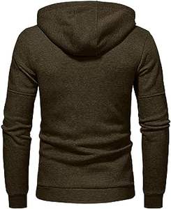 เสื้อฮู้ดดี้ฤดูหนาวแบบกำหนดเองสำหรับผู้ชาย ผ้าฝ้าย 100% หนานุ่ม ระบายอากาศได้ดี คุณภาพหรูหรา สีพื้น ผ้าฟลีซแบบสวมหัว ยูนิเซ็กซ์ - Product Image 4