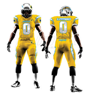 Uniforme de fútbol americano de uso juvenil con logotipo personalizado, uniforme de fútbol americano de fabricación profesional - Product Image 2