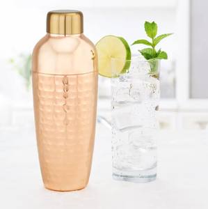 Coctelera de acero inoxidable de lujo, precio barato, Mini coctelera única de metal plateado personalizada, coctelera mezcladora, coctelera - Product Image 6