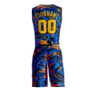 2025ชุดบาสเก็ตบอลของผู้ชายแห้งเร็วระบายอากาศได้ดีดีไซน์ตามสั่ง - Product Image 6