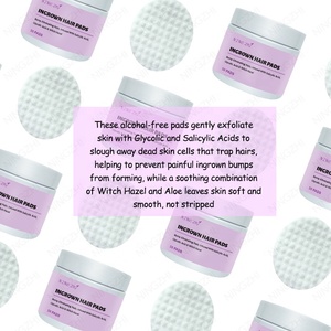 Glycolic axit Toner <span class=keywords><strong>Pads</strong></span> cho khuôn mặt nách mọc ngược miếng đệm tóc giúp loại bỏ tế bào da chết - Product Image 6