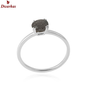 Bague en pierre de labradorite en argent sterling 925 classique de base pour les occasions de fête ensemble de broches unisexe - Product Image 1