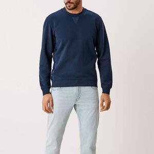 Sudadera de cuello redondo vintage con hombro caído de alta calidad para hombre, sudaderas de peso pesado de gran tamaño unisex de marca personalizada con OEM - Product Image 2