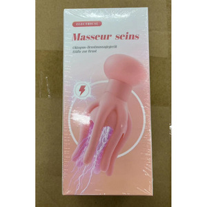 Masseur de poitrine électrique avec fonction de stimulation - Vibrateur rose pour adultes, 122 unités par boîte - Product Image 2