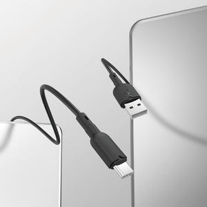 Cable USB a C de carga rápida 1M 3A, cobre puro NEGRO con conectores chapados en oro, aleación de aluminio, longitud de 10 pies - Product Image 5