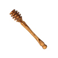 Cuchara de Madera Natural Ecológica y Duradera Hecha a Mano para Mezclar Miel, Cucharón para Jarra, Cuchara para Regar Salsas, Caja para Botellas, Vajilla Personalizada