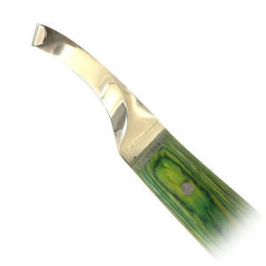 Couteau à sabot professionnel d'équipement vétérinaire de maréchaux avec manche en bois - Product Image 4