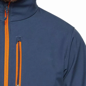 Veste Softshell Personnalisée pour Homme Fermeture Éclair Haute Qualité Respirante Imperméable Séchage Rapide Grande Taille Décontractée Extérieur Chaude Coupe-Vent - Product Image 5