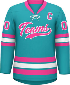 Maillots de hockey sur glace sublimés par OEM Maillots de hockey réversibles personnalisés Maillots de hockey d'entraînement personnalisés pour hommes Sports - Product Image 1