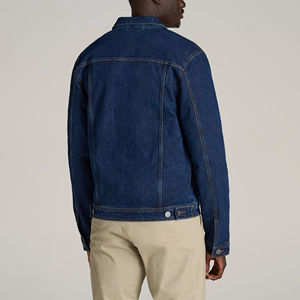 Nouvelle arrivée de haute qualité saison d'hiver et d'automne vêtements de plein air vestes en jean pas cher prix OEM service veste en jean pour hommes - Product Image 2