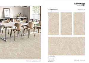 Azulejos de porcelana pulida esmaltada Digital de 600x1200mm con certificación ISO, efecto tallado en madera, decoración de suelo, interiores de supermercado - Product Image 3