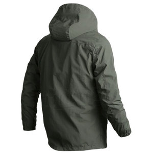 Chaqueta cortavientos impermeable en blanco para exteriores, logotipo personalizado, chaquetas cortavientos impermeables, chaqueta de talla grande para hombre y mujer - Product Image 2