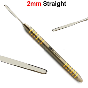 Instruments de pont osseux BBI-659, lot de 4 instruments chirurgicaux dentaires manuels pour extraction et periotomes, certifiés CE - Product Image 2
