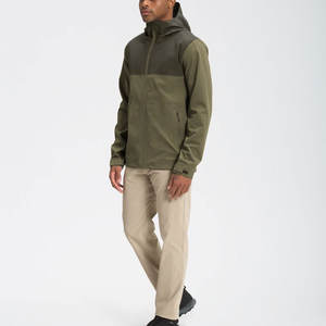 Vente directe d'usine Veste coupe-vent à col montant pour homme de couleur unie nouveau design Offre Spéciale bas prix - Product Image 3