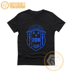 Camiseta de Algodón Transpirable de Alta Calidad Personalizada al por Mayor de Zeta Phi Beta, Ropa de Hermandad para Mujer, Manga Corta - Product Image 2