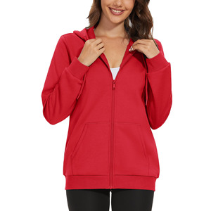 Sweat à capuche à manches longues gaufré décontracté pour femmes pour l'automne hiver sweats à capuche imprimés de couleur unie pour femme - Product Image 3