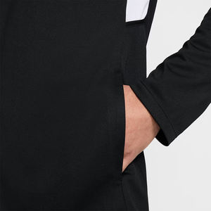 Chándal de Fútbol de Invierno para Hombre Más Vendido, Chaqueta Cortavientos Negra, Diseño Clásico de Entrenamiento 2 en 1, Transpirable - Product Image 4