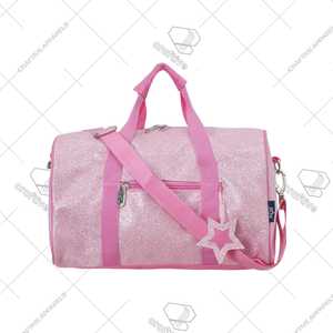 Sac de sport de luxe pom-pom girl sac fourre-tout brillant à paillettes nom Sport grande capacité sac de transport pour esprit d'équipe danse Gym Durable - Product Image 1