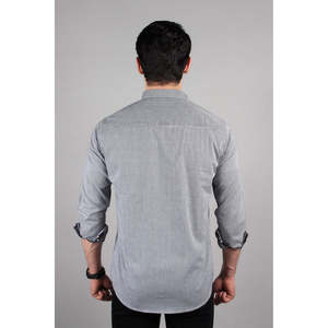 Camisa Casual a Cuadros YARIS para Hombre con Logotipo Personalizado, 100% Algodón Popelina, Cuello con Botones, Corte Ajustado - Product Image 5