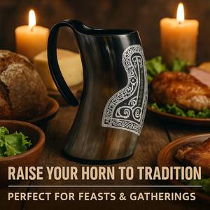 Premium rústico Animal pulido cuerno taza hecha a mano Natural ecológico Drinkware Durable elegante taza para café té whisky Bar - Product Image 6