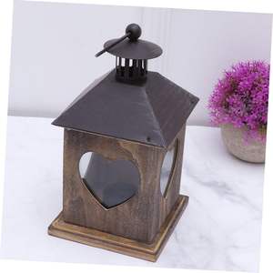 1 pièce bougeoir en bois bougeoirs décoratifs chandelier élégant chandelier lampe à vent chandelier créatif chandelier pratique bougie - Product Image 4