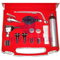 Nouveauté 100% ensemble otoscope et ophtalmoscope de haute qualité ensemble de Diagnostic ORL Instruments vétérinaires approuvés ISO CE