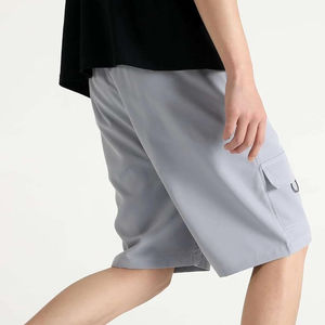 Pantalones Cortos Cargo de Algodón Sólido para Hombre al por Mayor, Talla Grande, Cintura Elástica, con Logotipo Personalizado para Gimnasio y Correr 2026 - Product Image 5