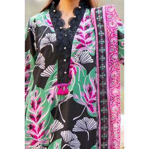 Conjunto de Traje Jacquard Negro de 3 Piezas Sin Costuras para Mujer - Product Image 6