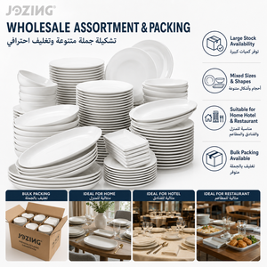Venta al por Mayor Directa de Fábrica, Platos de Porcelana Grandes de 14" - 20" para Servir, de Calidad Comercial para Hoteles, <span class=keywords><strong>en</strong></span> Stock, Venta por Tonelada - Product Image 6
