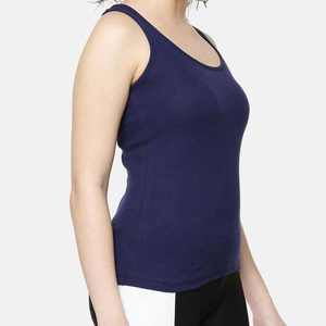 En stock débardeur décontracté nouveau style pour femmes respirant en coton tricoté vêtements de sport grande taille sans manches design pour hommes - Product Image 4