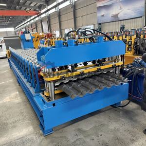 Máquina de Prensagem de Telhas Esmaltadas Totalmente Automática, Máquina Automática de Formação de Telhas Esmaltadas Trapezoidais a Frio 800 - Product Image 2