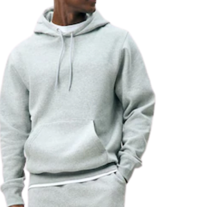 Ensemble sweat-shirt et pantalon de survêtement en molleton uni pour homme, en coton doux, vêtements de sport décontractés, pull à capuche chaud pour l'hiver, survêtement pour tous les jours - Product Image 5