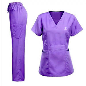 Uniformes d'infirmière à col montant, manches courtes, style chaud, soins infirmiers, hôpital, ensemble de gommages médicaux - Product Image 1