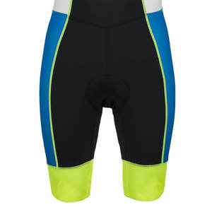 Pantalones cortos con pechera para bicicleta para hombre con almohadilla de gel 3D y banda antideslizante tela de alta elasticidad adecuada para ciclistas profesionales y aficionados - Product Image 5