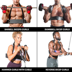 Vente en gros Fitness Biceps Curl Arm Blaster Gym Training Workout Musculation Muscles Plaque de soutien - Product Image 4