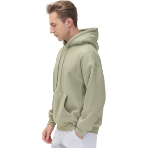 Sweat à capuche vintage unisexe poids lourd personnalisé coupe ample pour hommes - Product Image 5
