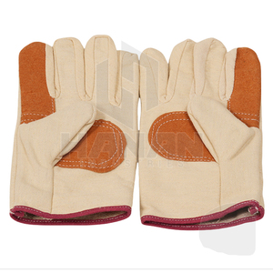 Guantes de cuero resistentes al calor duraderos para soldar, pulir, cortar y fabricar metales, guantes de soldadura de fundición de alta resistencia - Product Image 2