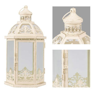 โคมไฟจัดโต๊ะโคมไฟโลหะตกแต่งแบบทันสมัยโคมไฟเหล็กสีขาวเหมาะสำหรับตกแต่งบ้านงานปาร์ตี้และงานอีเวนต์ - Product Image 3