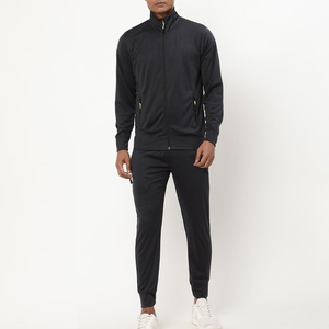 Trendy 2-piece Winter <b>Hooded</b> Casual Sporty Tracksuit Set Color Blocking Full <b>Zip</b> Jacket Drawstring Pants Sport Tracksuit - Product Image 3