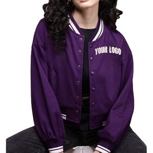 2025 nuevas chaquetas universitarias para mujer con manga de cuero colección de invierno ropa de calle para mujer chaqueta universitaria de alta calidad - Product Image 4