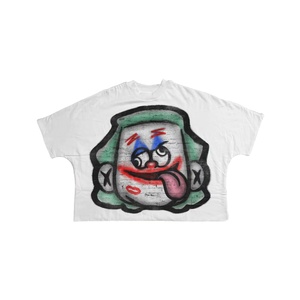 เสื้อยืดพิมพ์ลายกราฟิกสำหรับผู้ชายเสื้อยืดโอเวอร์ไซส์ลายสกรีนสกรีน - Product Image 6