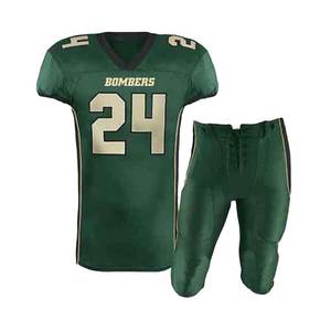 Ensemble d'uniformes d'entraînement de football américain pour adultes, respirant, de haute qualité, fabriqué en usine, nouveau design, grande taille, 100 % polyester - Product Image 2