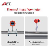 Débitmètre massique thermique haute précision en acier inoxydable à faible perte de pression pour hydrogène, CO2, GPL, gaz de combustible pour four, air, OEM